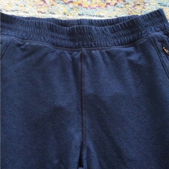 Lululemon Take Ten 7/8 Pant Joggers Crop Blue - Picture 9 of 10